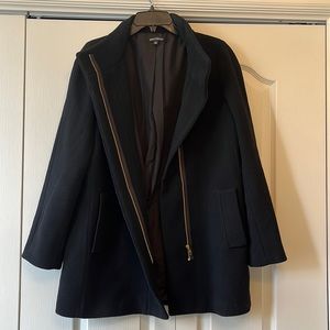 Black J. Crew Factory dress coat. Size 10
